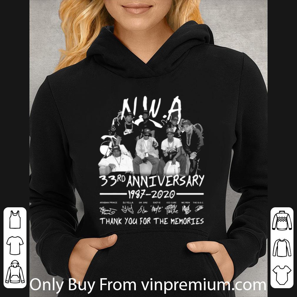 Official Nwa 33rd Anniversary shirt 7 Official Nwa 33rd Anniversary shirt