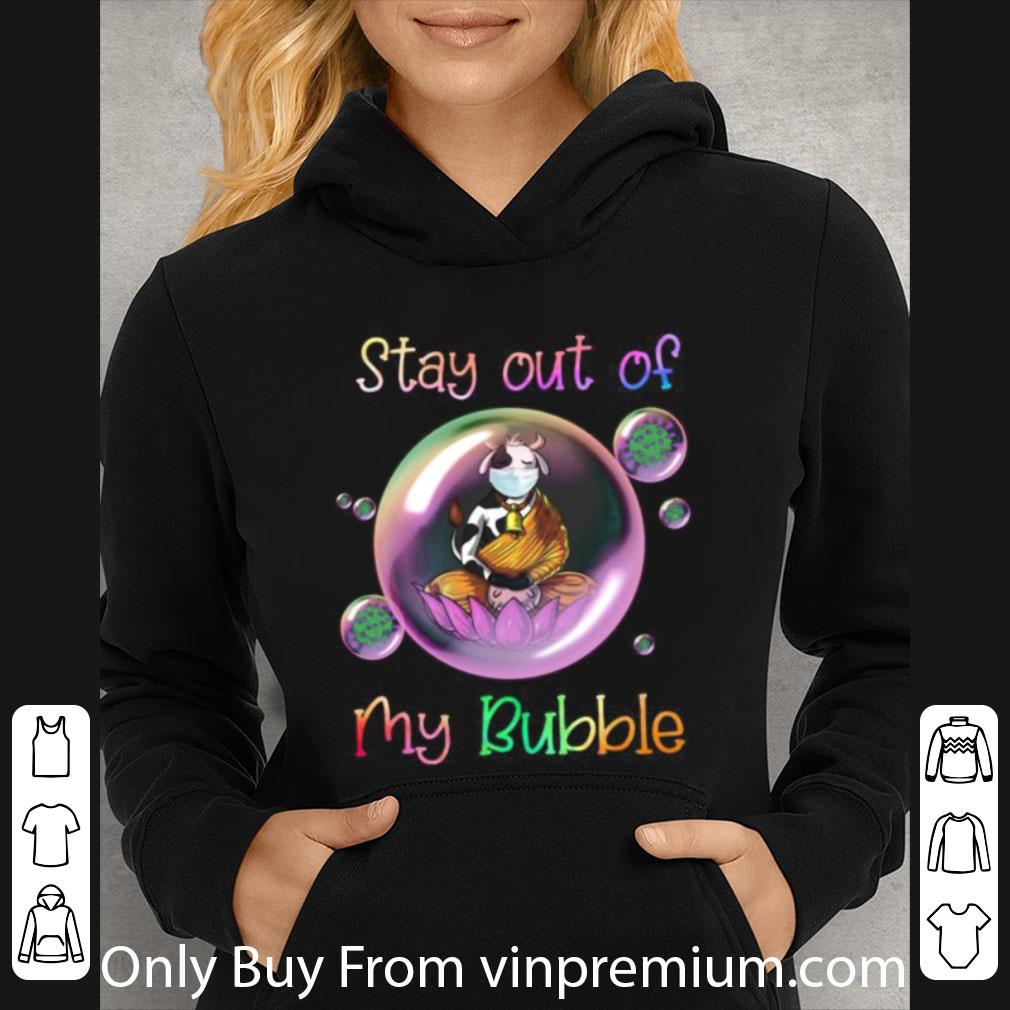 Official Stay Out Of My Bubble Coronavirus Buddha Cow Mask shirt 7 Official Stay Out Of My Bubble Coronavirus Buddha Cow Mask shirt