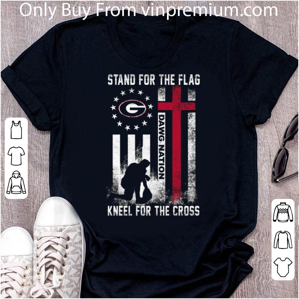 Official Betsy Ross Flag Stand For The Flag Dawgnation Georgia Bulldogs shirt 7
