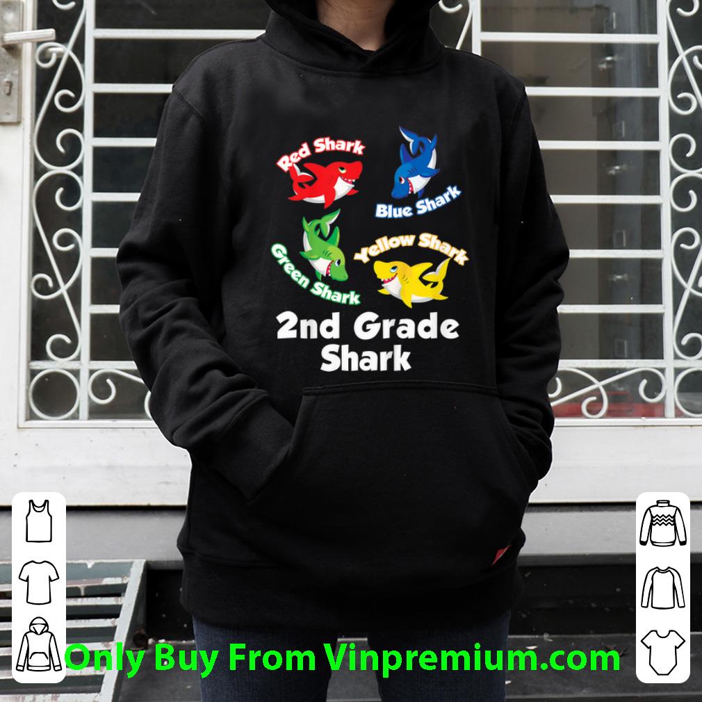 Premium Red Blue Green Yellow Shark 2nd Grade Shark shirt 7 Premium Red Blue Green Yellow Shark 2nd Grade Shark shirt