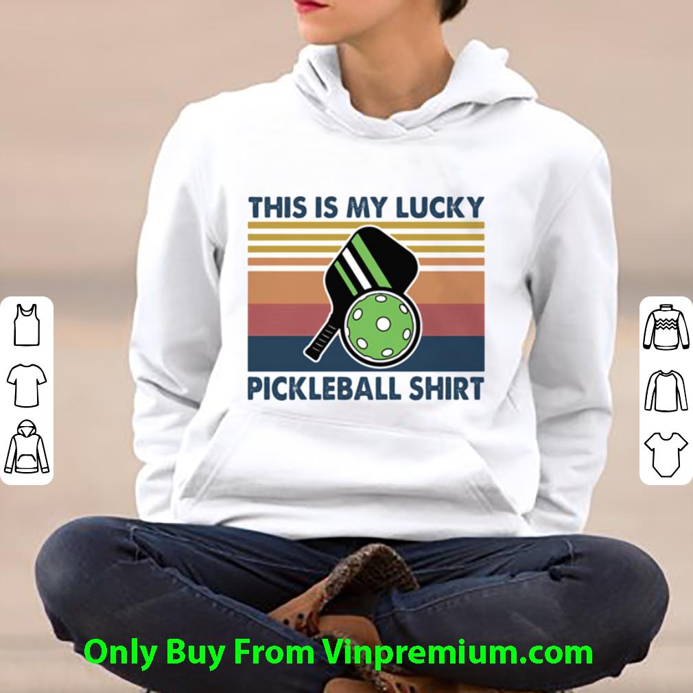 Top Vintage This Is My Lucky Pickleball shirt 7 Top Vintage This Is My Lucky Pickleball shirt