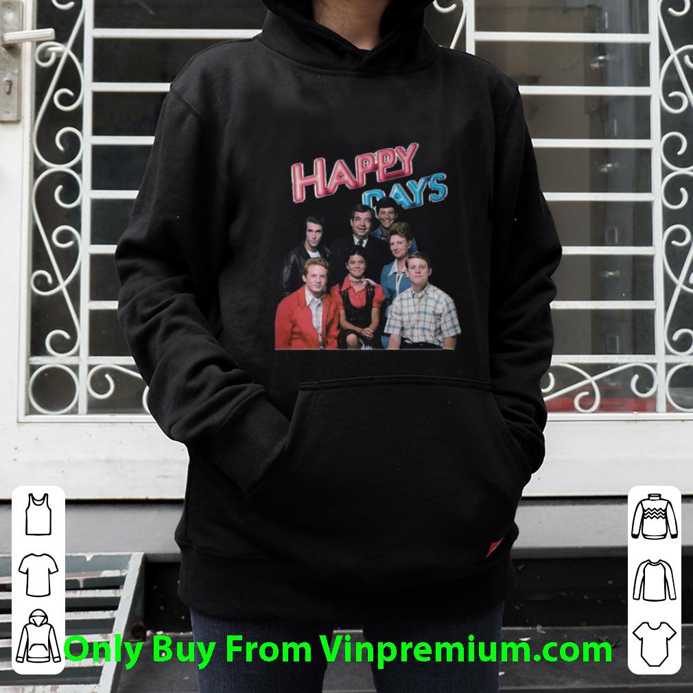 Premium Happy Days Tv Series Characters Smiling shirt