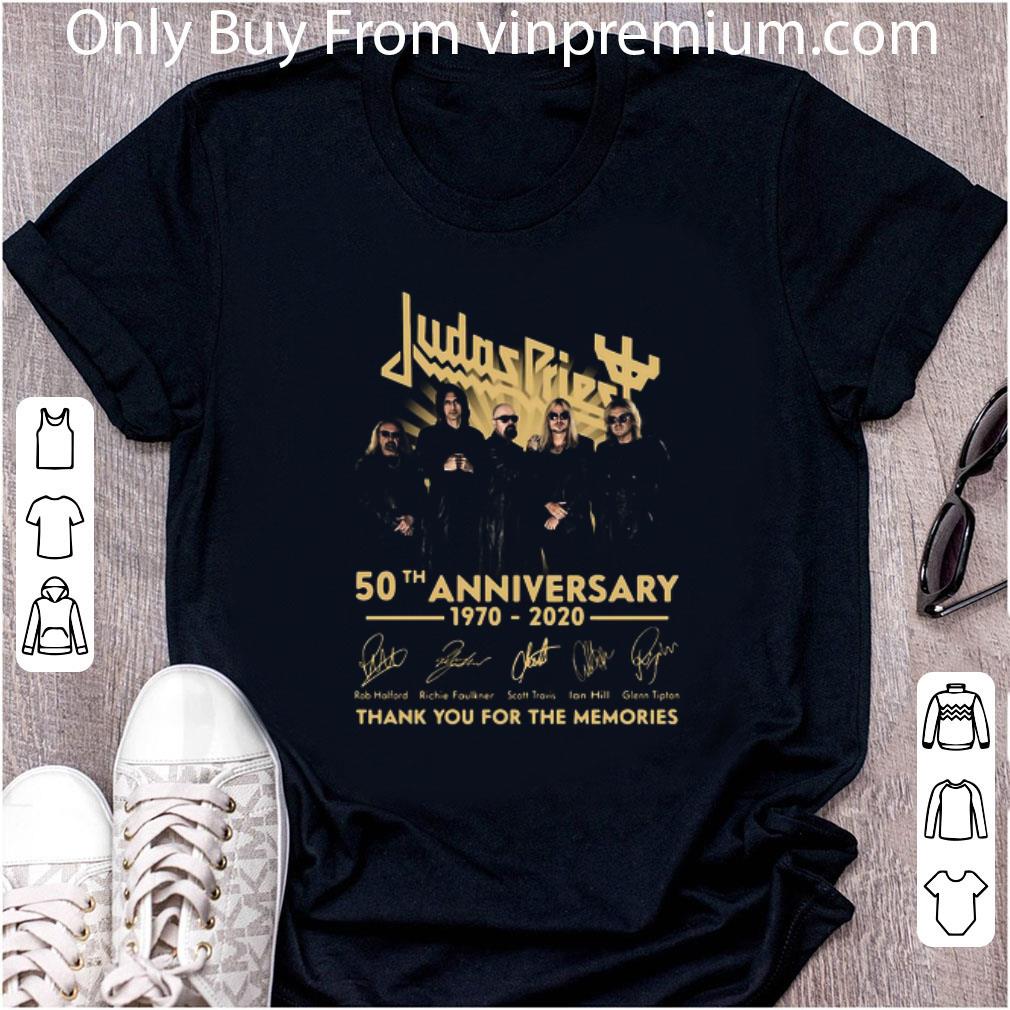Hot Judas Priest 50th Anniversary 1970-2020 Signatures shirt 6