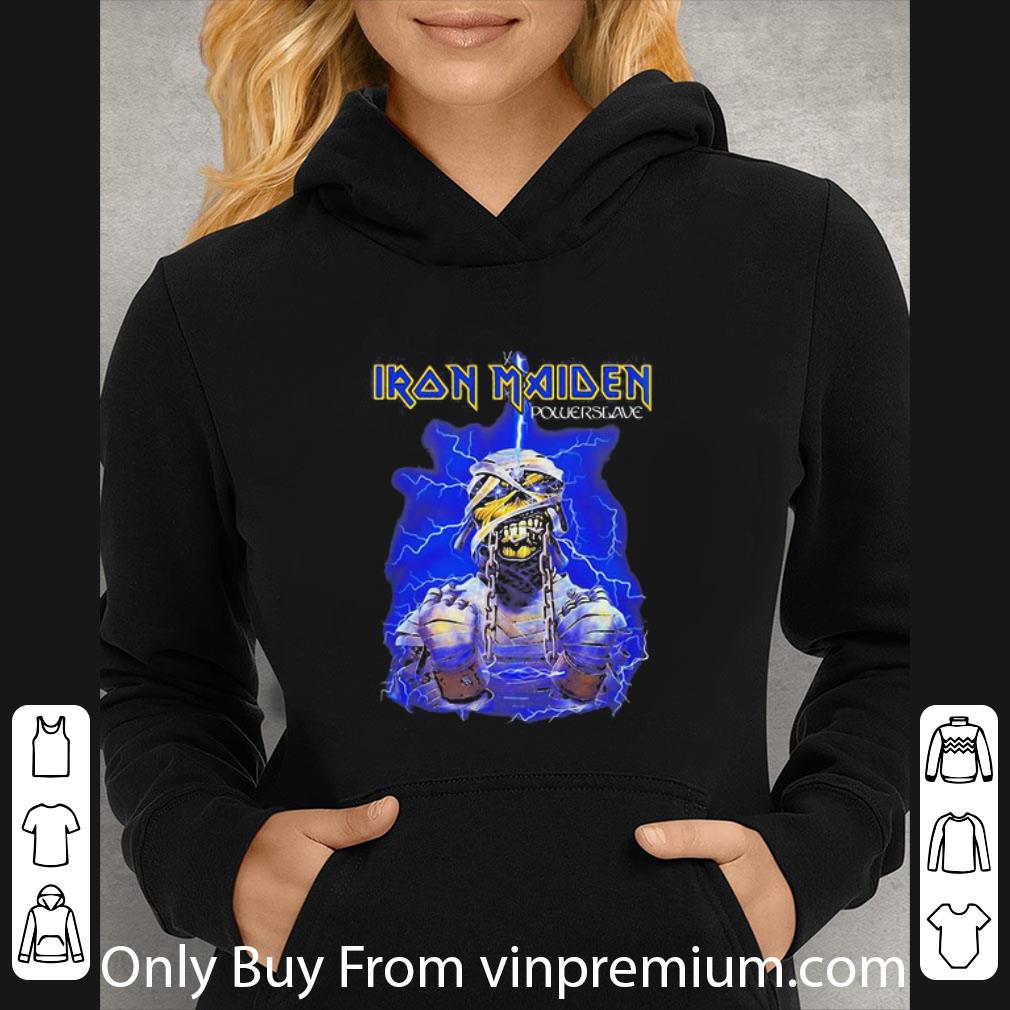 Official Iron Maiden Band Eddie Powersgave Lightning shirt