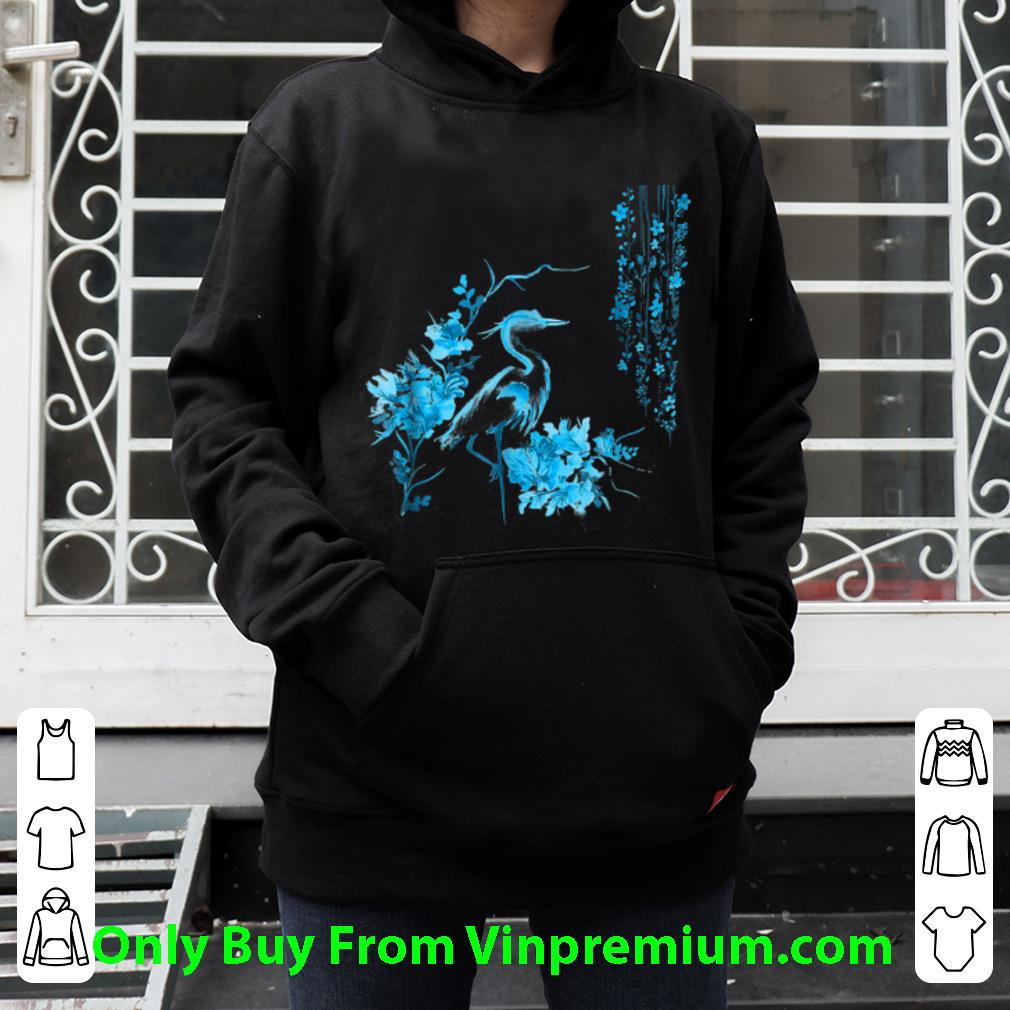 Premium Japanese Art Crane Garden Fresh shirt 7 Premium Japanese Art Crane Garden Fresh shirt