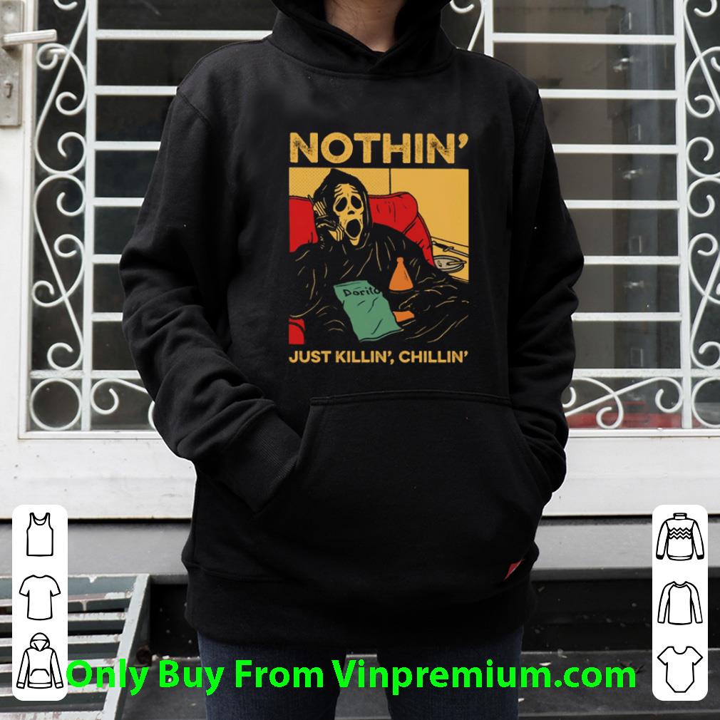 Premium Skeleton Nothin’ Just Killin’ Chillin’ shirt