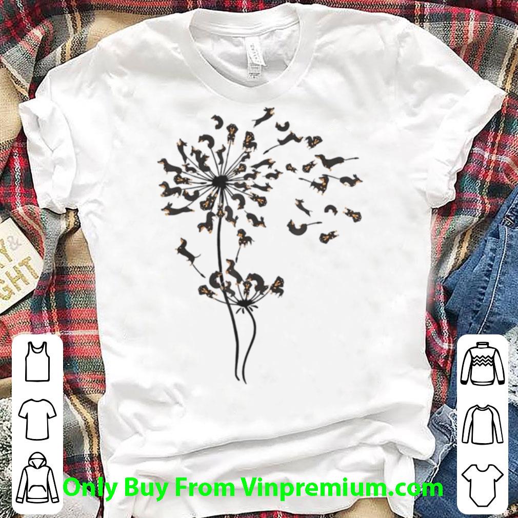 Original Dachshund Dandelion Flower shirt 6