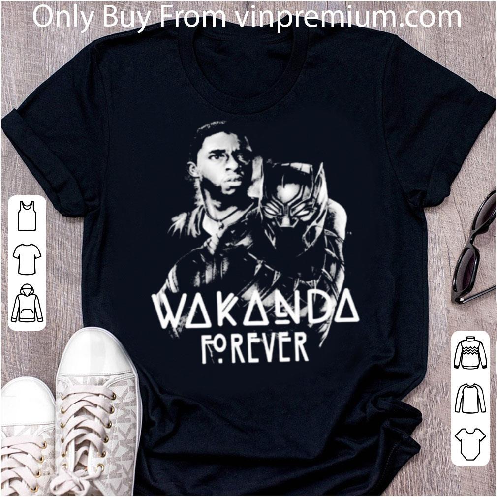 Pretty Black Panther Rip Chadwick Wakanda Forever Thank You For The Memories 1977 2020 Signature shirt 6