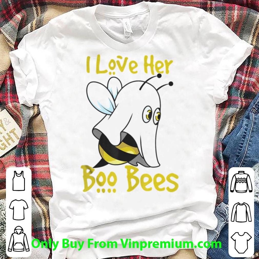 Nice I Lover Her Boo Bees Halloween Matching Couple Costume His shirt 6