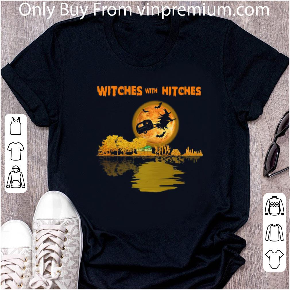 Hot Witches With Hitches Guitar Halloween shirt 7