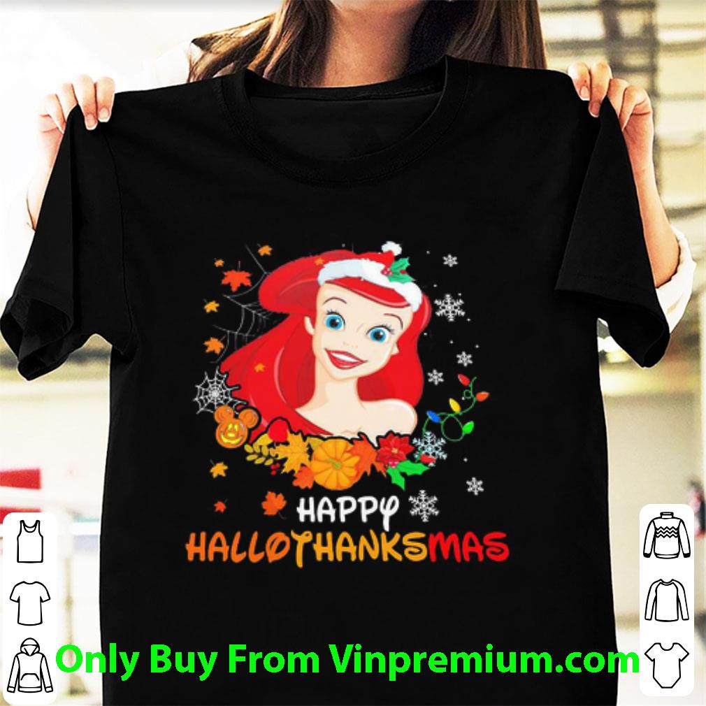 Original The Little Mermaid Ariel Happy Hallothanksmas shirt 7