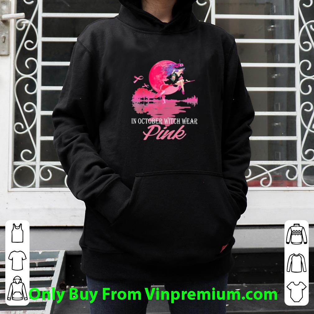 Premium In October Witch Wear Pink Halloween shirt
