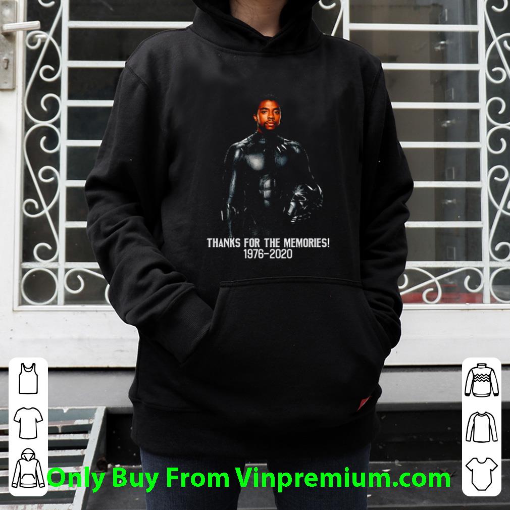 Premium Chadwick Boseman Black Panther Thank You For The Memories 1976-2020 shirt 7 Premium Chadwick Boseman Black Panther Thank You For The Memories 1976-2020 shirt