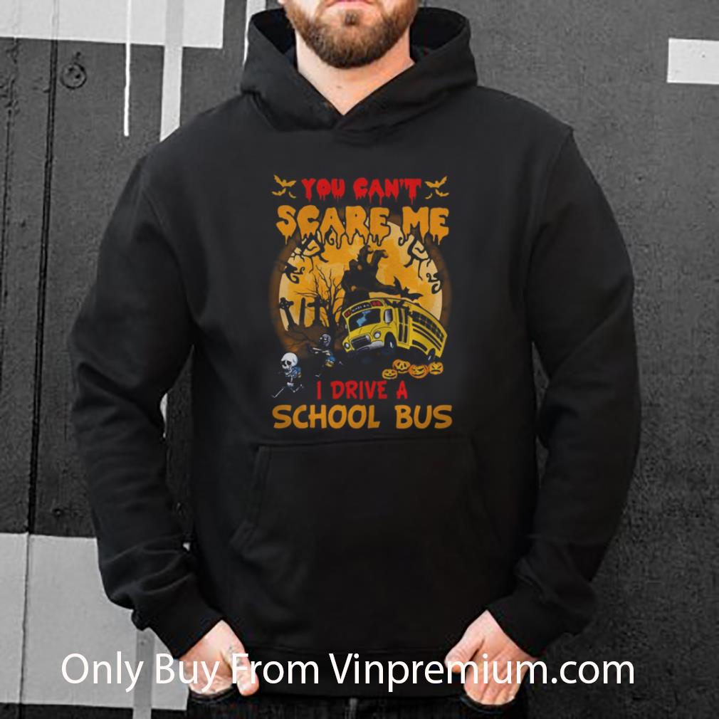 Awesome Halloween You Can’t Scare Me I Drive A School Bus Skeleton shirt 7 Awesome Halloween You Can’t Scare Me I Drive A School Bus Skeleton shirt