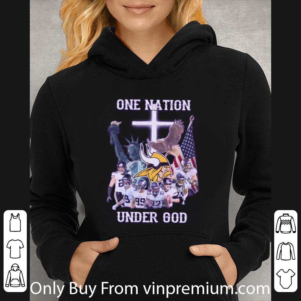 Pretty Statue Of Liberty American Minnesota Vikings One Nation Under God shirt 7 Pretty Statue Of Liberty American Minnesota Vikings One Nation Under God shirt