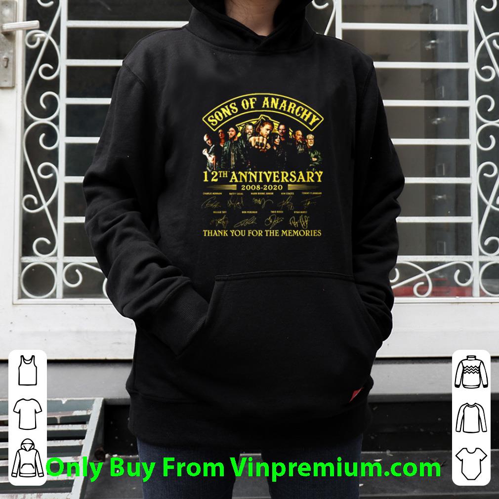 Original Sons Of Anarchy 12th Anniversary 2008 2020 Thank You For The Memories shirt 7 Original Sons Of Anarchy 12th Anniversary 2008 2020 Thank You For The Memories shirt