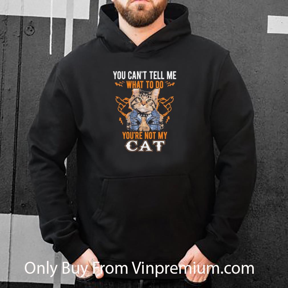 Great You Can’t Tell Me What To Do You’re Not My Cat shirt