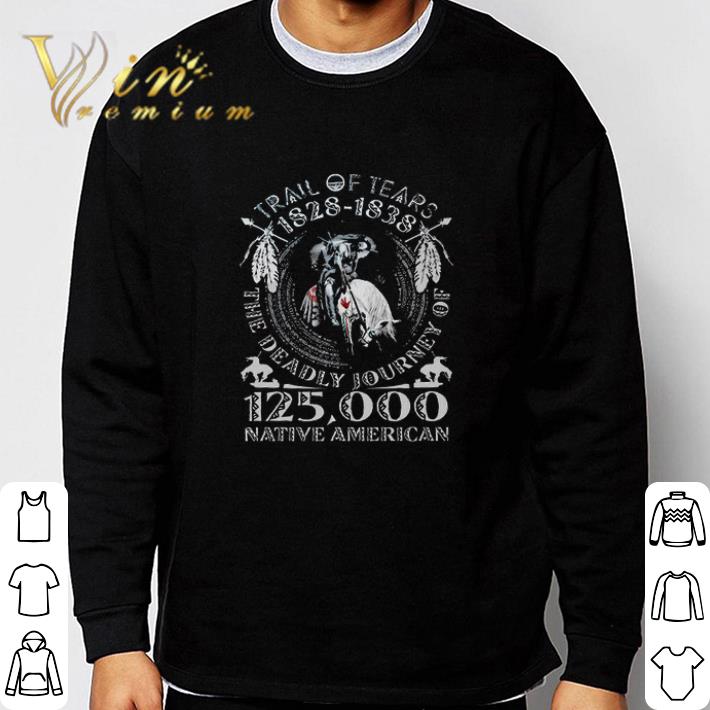 Top Trail Of Tears 1828 1838 The Deadly Journey Of 125000 Native American tshirt sweatshirt 7 Top Trail Of Tears 1828 1838 The Deadly Journey Of 125000 Native American tshirt sweatshirt