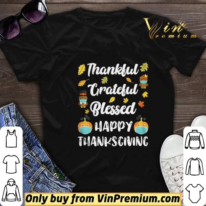 Thankful Grateful Blessed Happy Thanksgiving Turkey Day shirt sweater 7