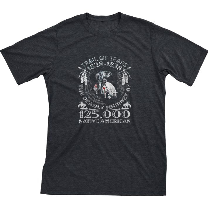 Top Trail Of Tears 1828 1838 The Deadly Journey Of 125000 Native American tshirt sweatshirt 6