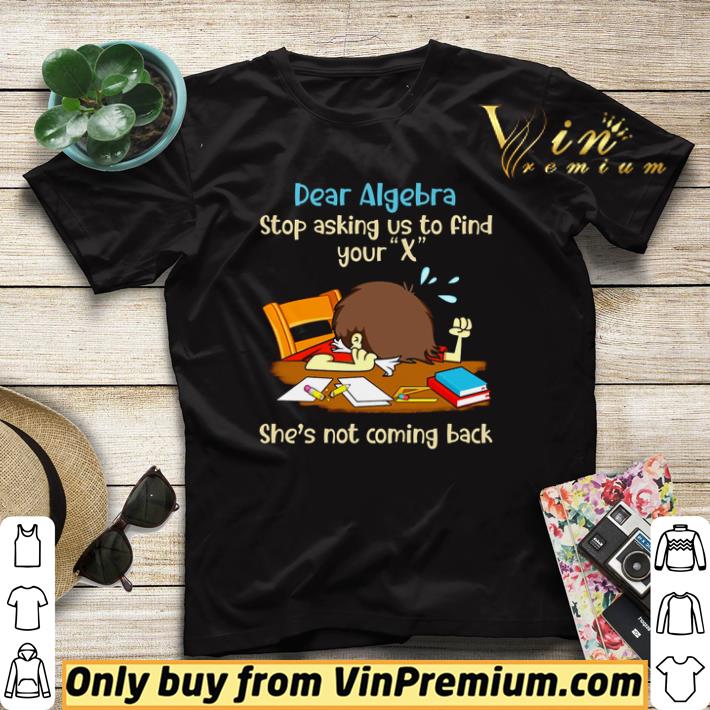 Original Dear algebra stop asking us to find your X she’s not coming back shirt sweater 7 Original Dear algebra stop asking us to find your X she’s not coming back shirt sweater
