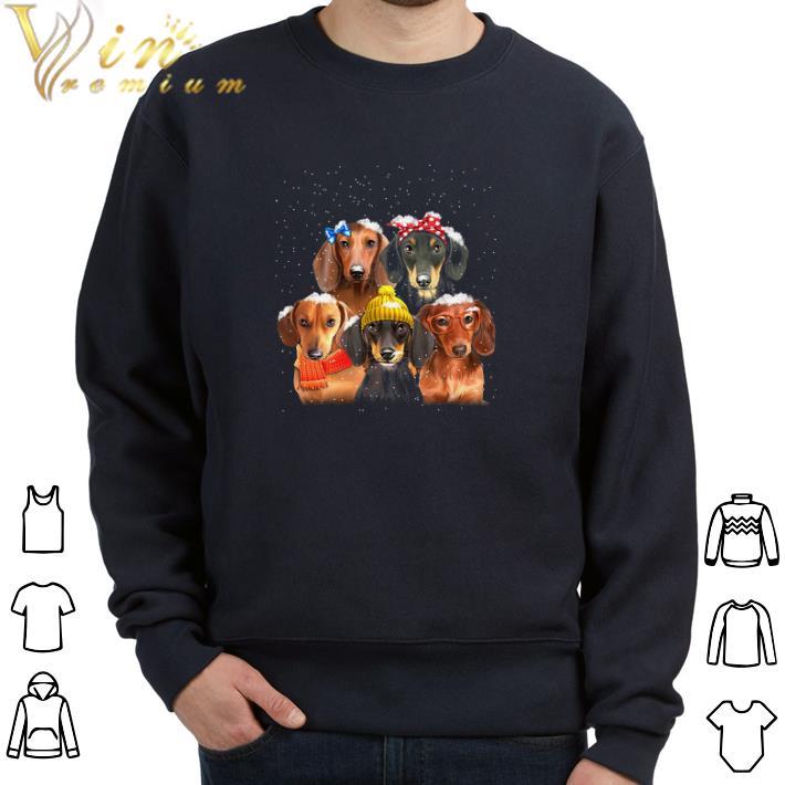 Original Dachshund Happy Merry Christmas tshirt 7 Original Dachshund Happy Merry Christmas tshirt