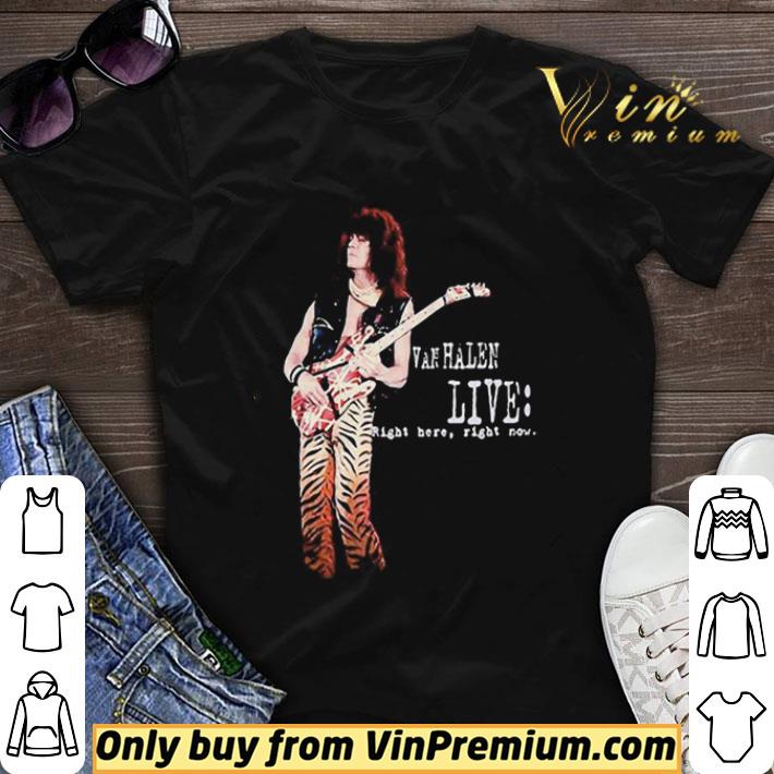 Van halen live right here right now shirt sweater 7