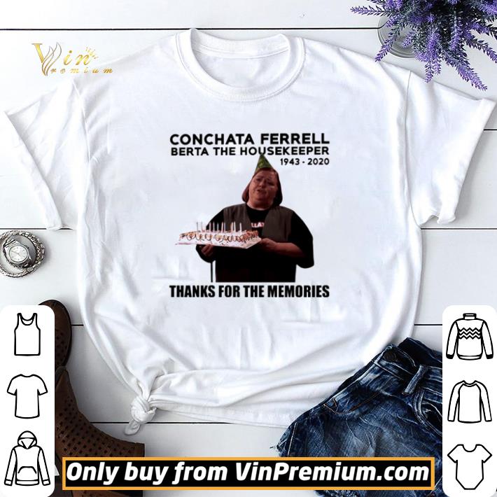 Conchata Ferrell Berta the housekeeper 1943 2020 thank you for the memories shirt sweater 6