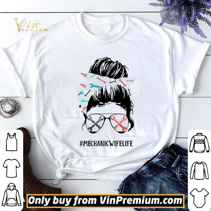 Woman #Mechanicwifelife shirt sweater 7