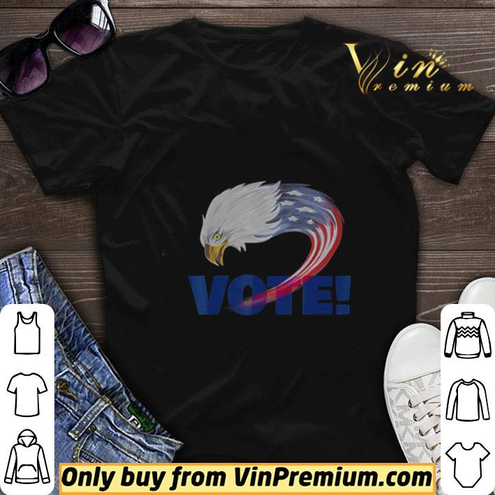 Vote Circle Eagle American flag shirt sweater 7
