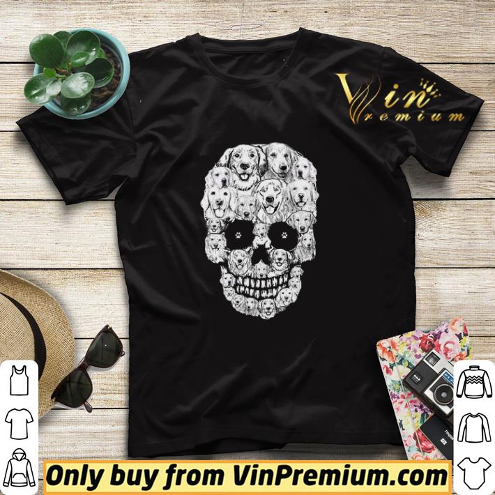 Golden Retriever Skull shirt sweater