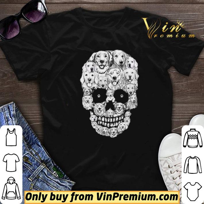 Golden Retriever Skull shirt sweater 7
