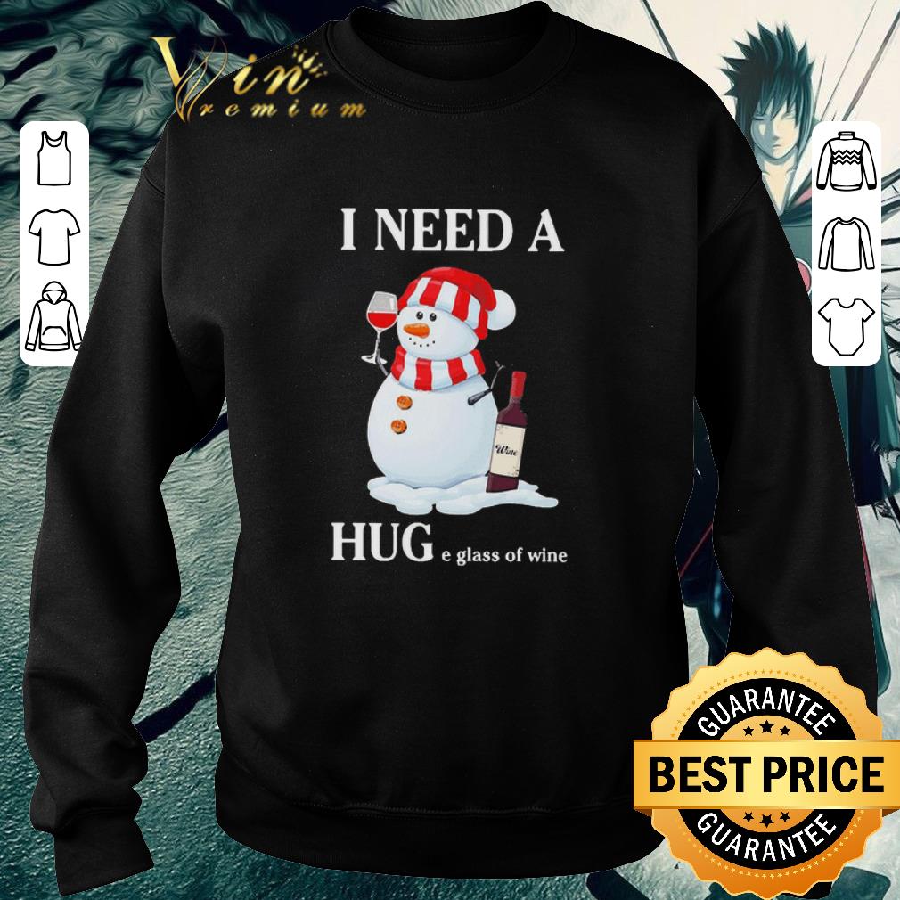 Official I Need A Huge Glass Of Wine Christmas Snowman shirt 7 Official I Need A Huge Glass Of Wine Christmas Snowman shirt
