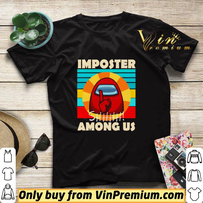 Imposter Shhhh Among Us vintage shirt sweater