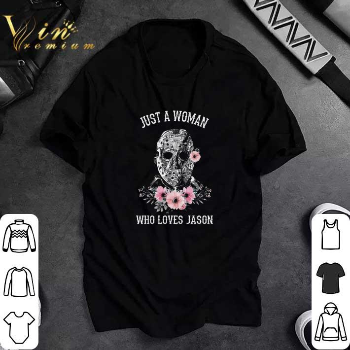 Top Just A Woman Who Loves Jason tshirt 6