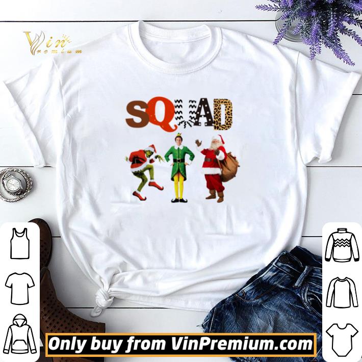 Grinch Elf Santa Squad Christmas shirt sweater 7