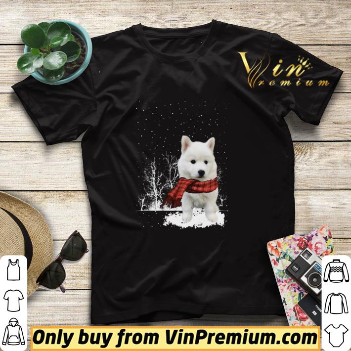 Snow Scarf White Husky Merry Christmas shirt sweater 7 Snow Scarf White Husky Merry Christmas shirt sweater