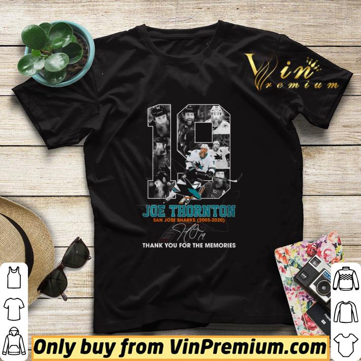 Joe Thornton San Jose Sharks thank you for the memories shirt sweater 7 Joe Thornton San Jose Sharks thank you for the memories shirt sweater