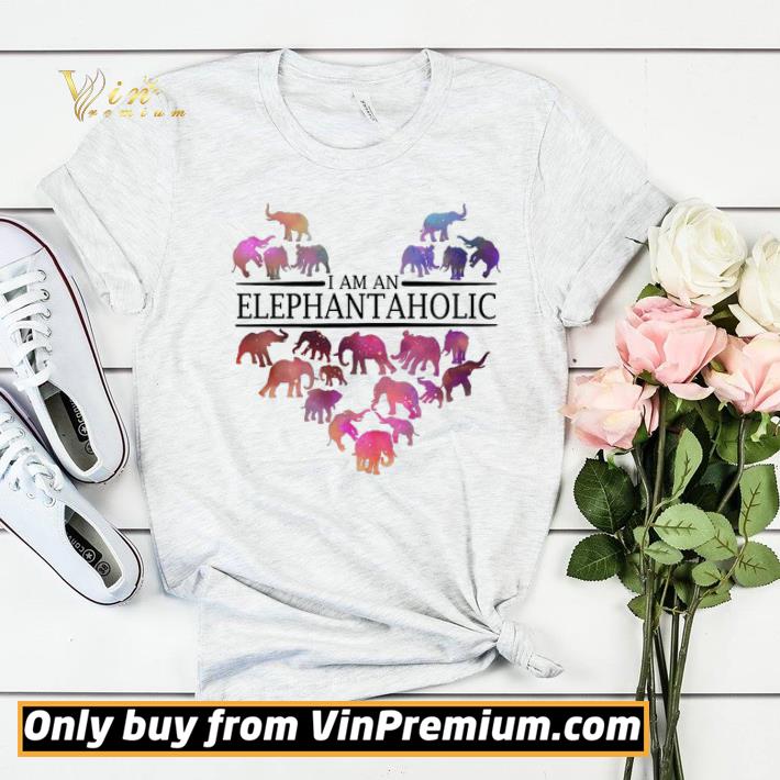 Heart I Am An Elephant Aholic shirt sweater