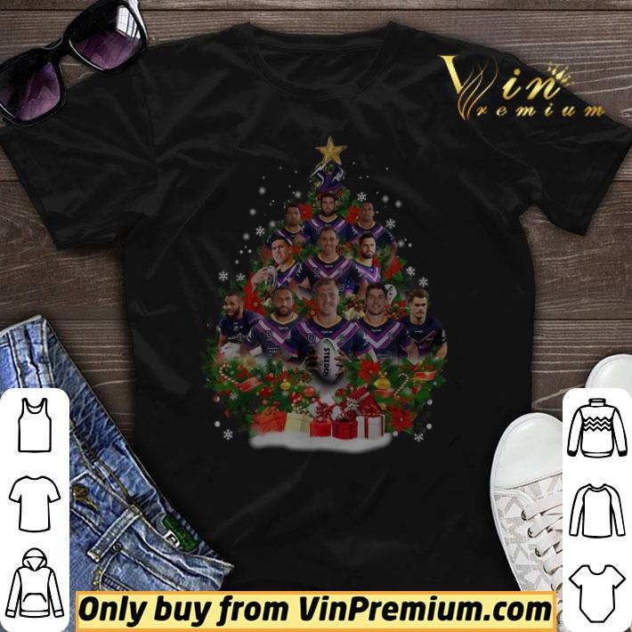 Nice Melbourne Storm players Christmas trees tshirt 6