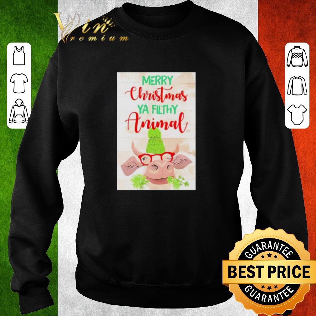 Merry Christmas ya filthy animal cow sweater shirt 7 Merry Christmas ya filthy animal cow sweater shirt