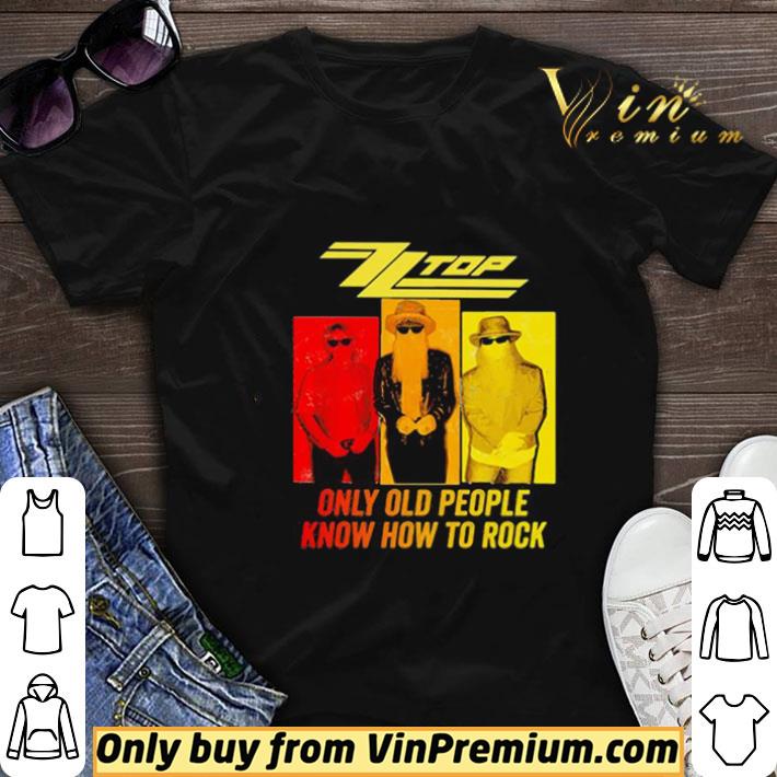 Zz top only old people know how to rock shirt sweater 6