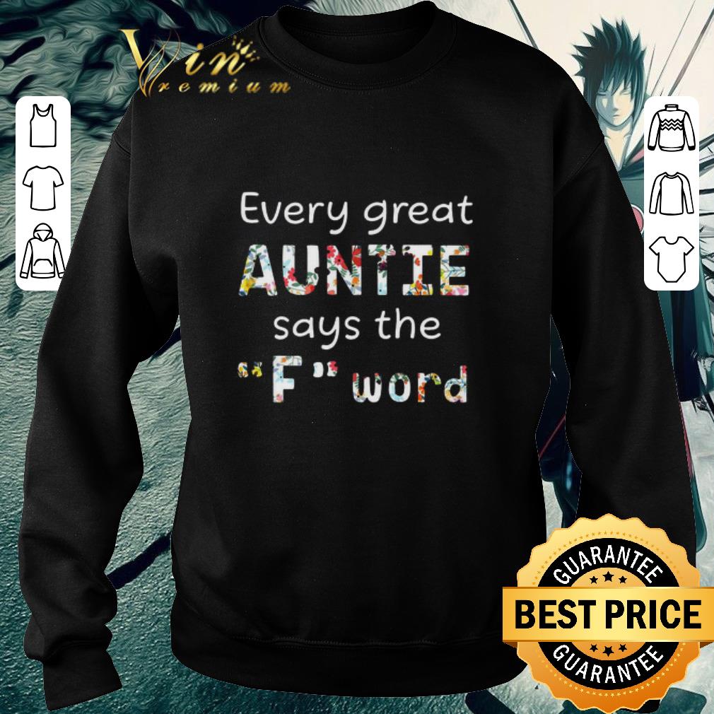 Premium Every Great Auntie Says The Fuck Word shirt 7 Premium Every Great Auntie Says The Fuck Word shirt