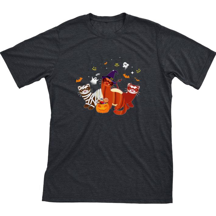 Original Cute Ferret In Halloween Costume tshirt 6