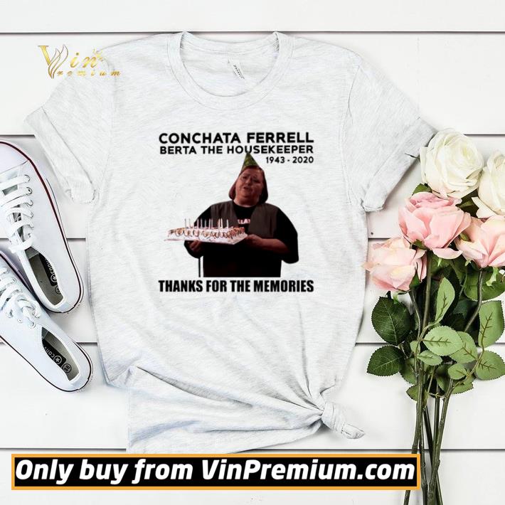 Conchata Ferrell Berta the housekeeper 1943 2020 thank you for the memories shirt sweater