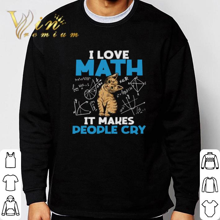 Top Cat I Love Math It Makes People Cry tshirt 7 Top Cat I Love Math It Makes People Cry tshirt