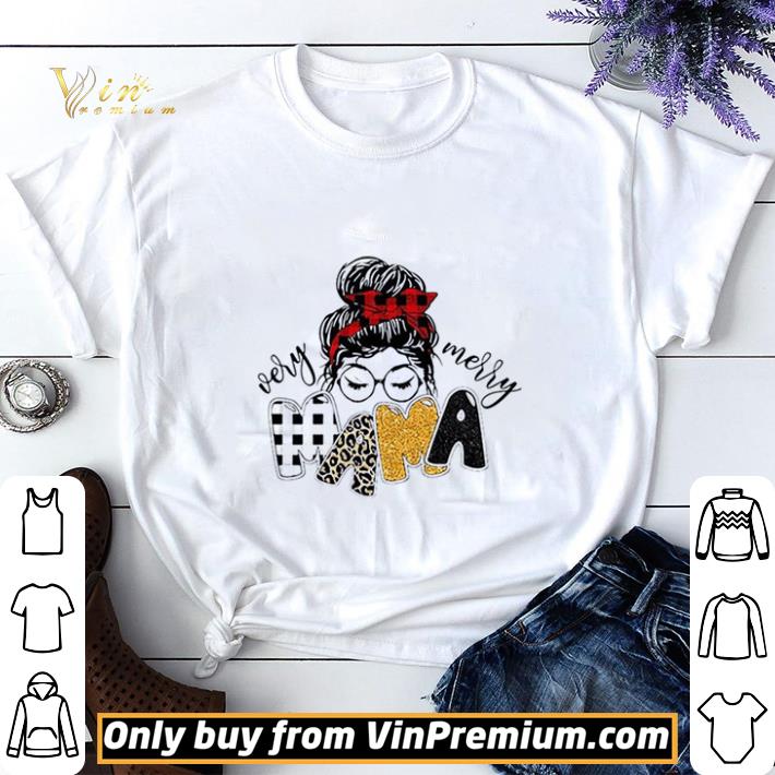 Mama Very Merry Christmas shirt sweater 7