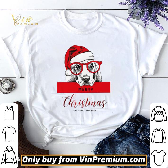Golden Retriever Santa Merry Christmas And Happy New Year shirt sweater 7