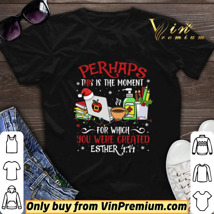 Perhaps This Is The Moment For Which You Were Created Esther Christmas shirt sweater 6