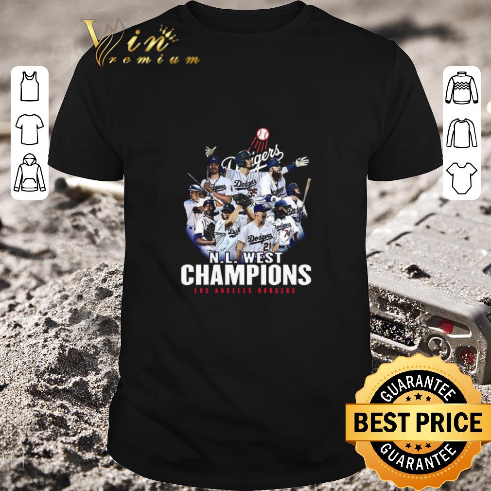 Funny N L West Champions Los Angeles Dodgers shirt 6